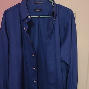 IZOD Blue Button-Up Shirt